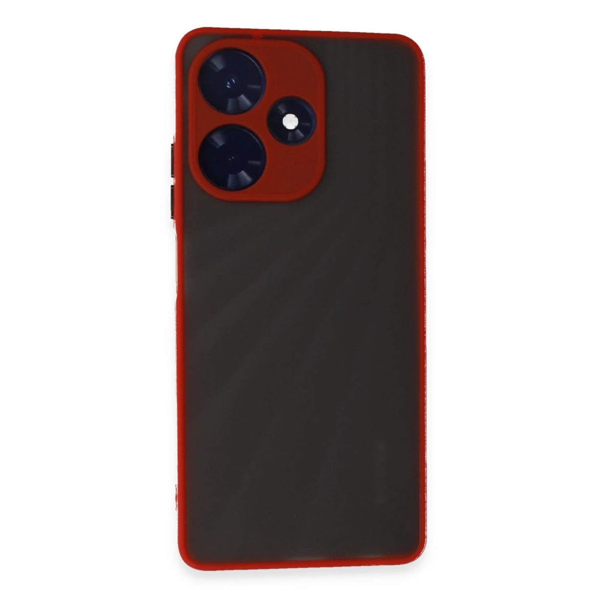 İnfinix Hot 30 4g Kılıf Montreal Silikon Kapak - Kırmızı