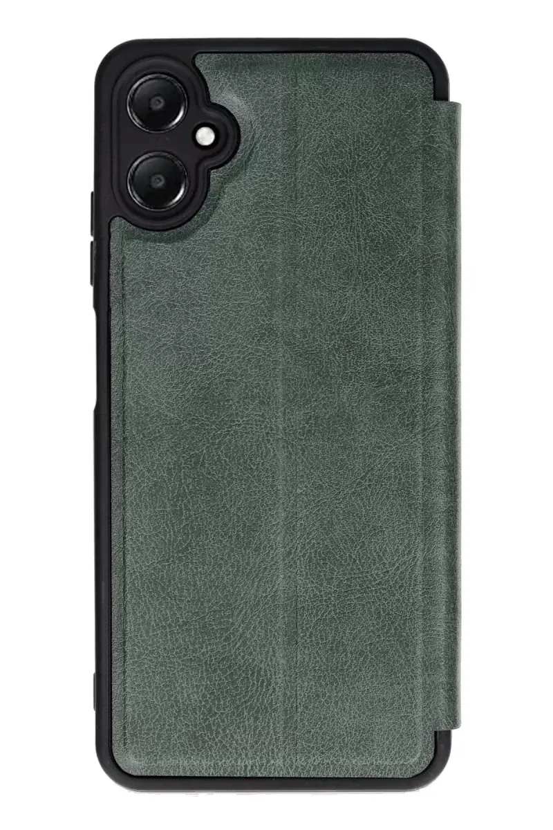 Newface Samsung Galaxy A05 Kılıf Flip Cover - Koyu Yeşil