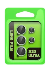 Newface Samsung Galaxy S23 Ultra Raze Metal Kamera Lens - Yeşil