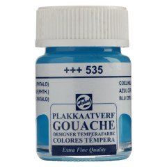 Talens Guaj Boya 16 ml - Cerulean Blue (Phthalo) 535