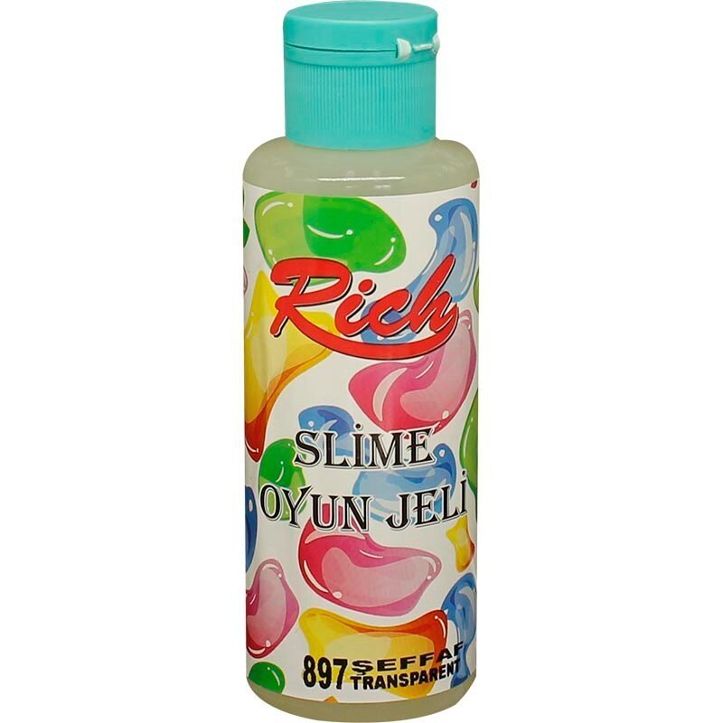 Slime Zıplayan oyun Jeli 130cc Şeffaf