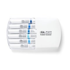 Pigment Marker 6'lı Set Blue Tones