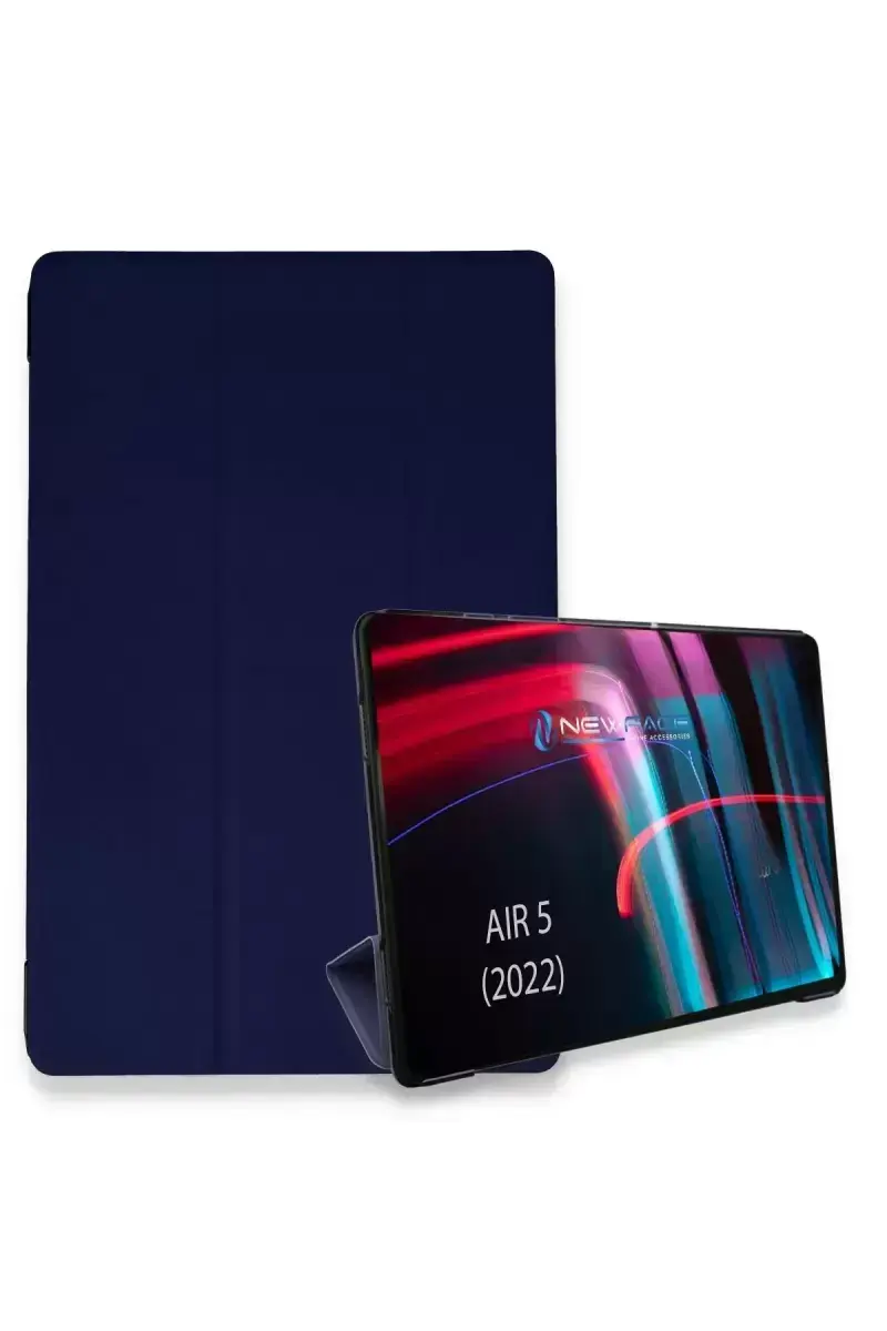 Newface Apple İpad Air 5 (2022) Kılıf Tablet Smart Kılıf - Lacivert