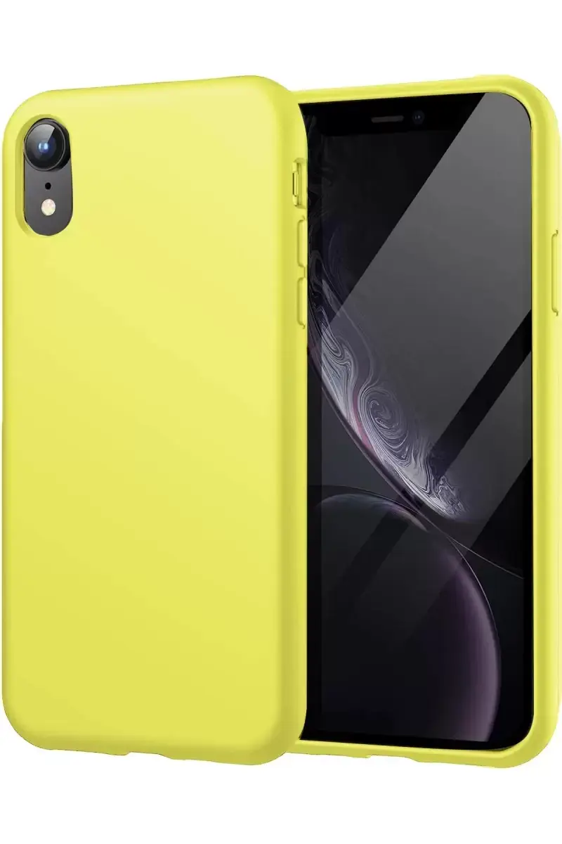 Newface Apple İphone Xr Kılıf First Silikon - Parlak Yeşil