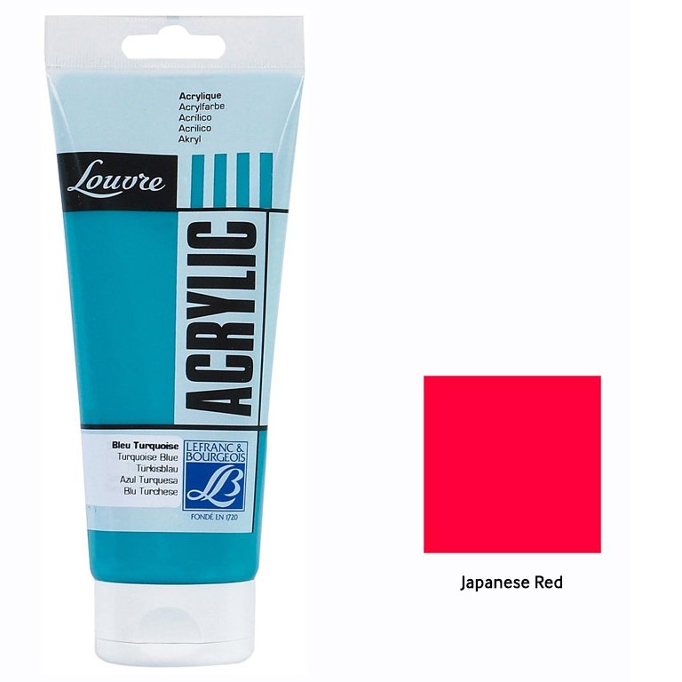 Louvre Akrilik 200 ml - Japanese Red