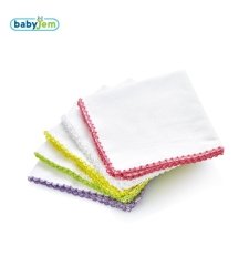 Babyjem 10Lu Penye Ağız Bezi Beyaz