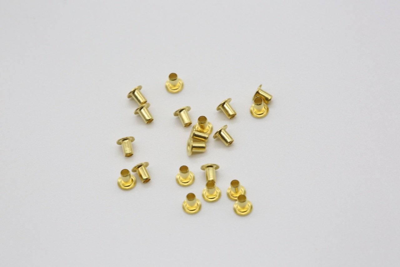 Aksesuar Kapsül Italy Pirinç Sarı Şapka 3mm