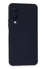 Newface Vivo Y17s Kılıf Nano İçi Kadife Silikon - Lacivert