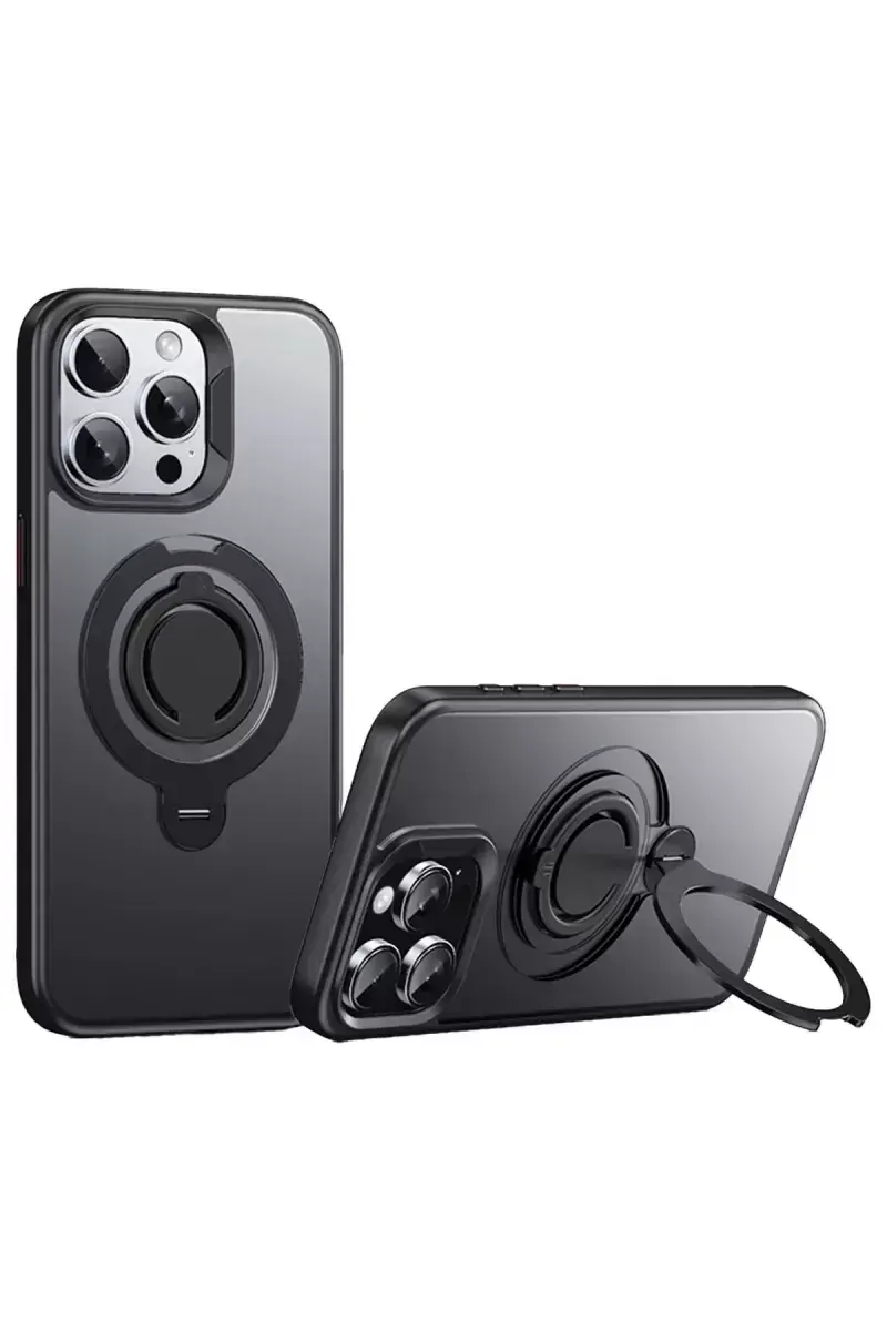 Joko İphone 15 Pro Max Avatar 360 Dönen Magsafe Kapak - Siyah