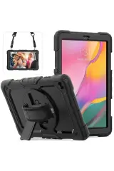 Newface Samsung Galaxy T510 Tab A 10.1 Kılıf Pars Tablet Kapak - Siyah