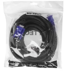 Hytech Ht-vga15 15 Pin Erkek/erkek 15 Metre Vga Görüntü Aktarma Kablosu