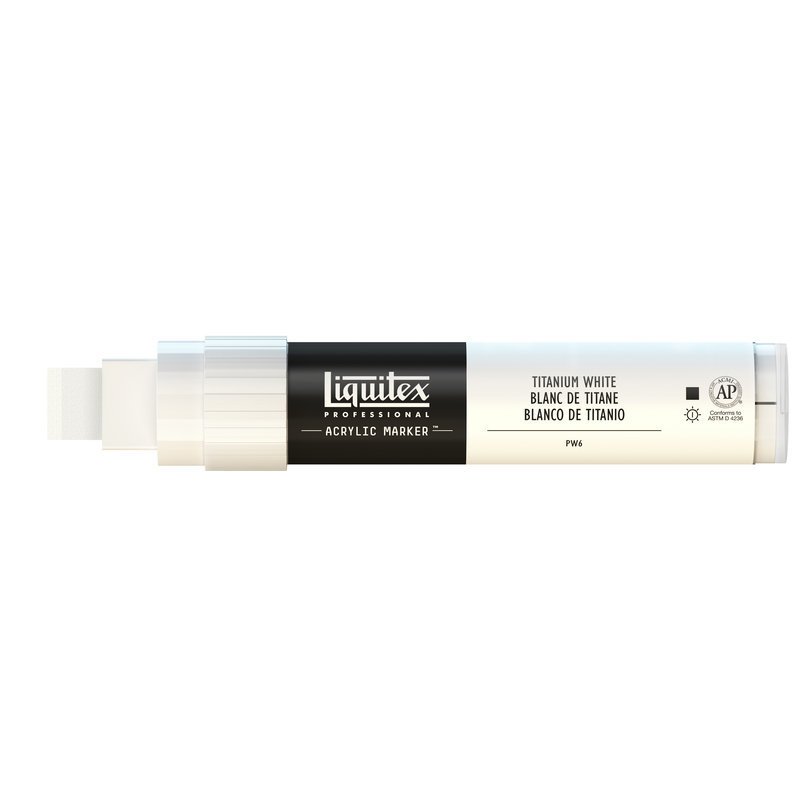 Akrilik Kalem - 15mm - Titanium White