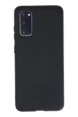 Newface Samsung Galaxy S20 Kılıf Nano İçi Kadife Silikon - Lacivert
