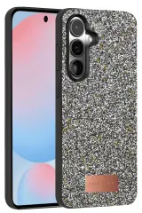 Onegif Samsung Galaxy S24 Bright Simli Kapak - Gold