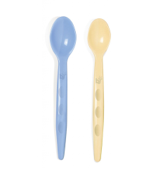 Babyjem 2Li Mama Kaşığı Mavi-Sarı