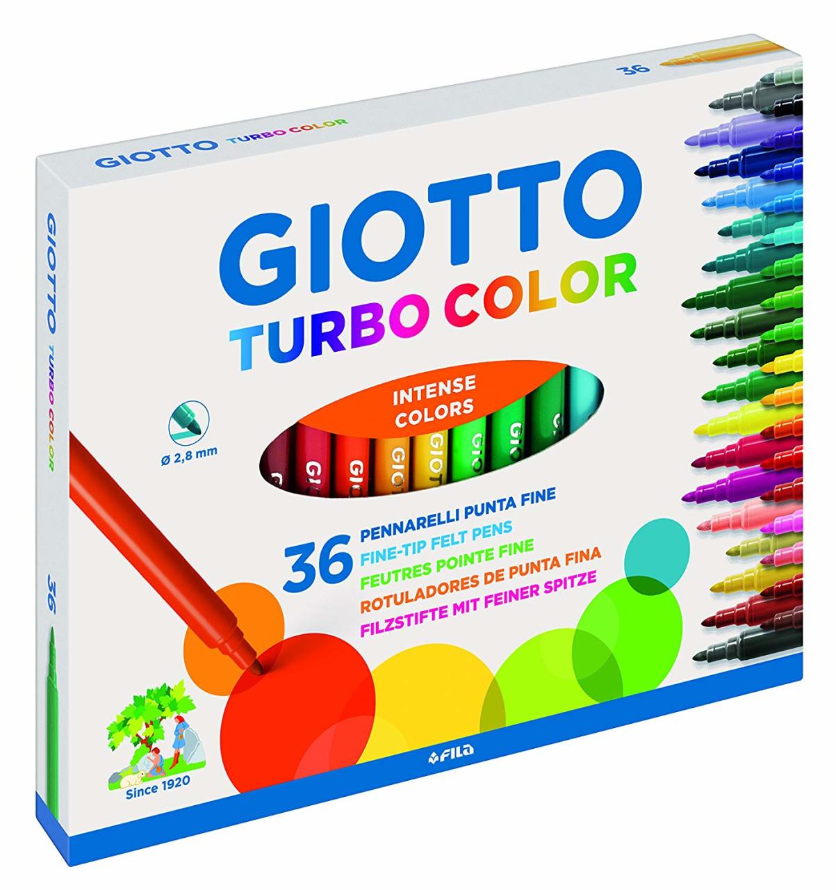 Turbo Color Keçeli Kalem Seti - 36'lı - 2.8mm