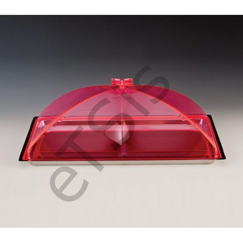 Muhafaza Kabı, Çelik Altlı, Akrilik Kapaklı, 40x29 cm, Pembe