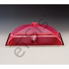 Muhafaza Kabı, Çelik Altlı, Akrilik Kapaklı, 40x29 cm, Pembe