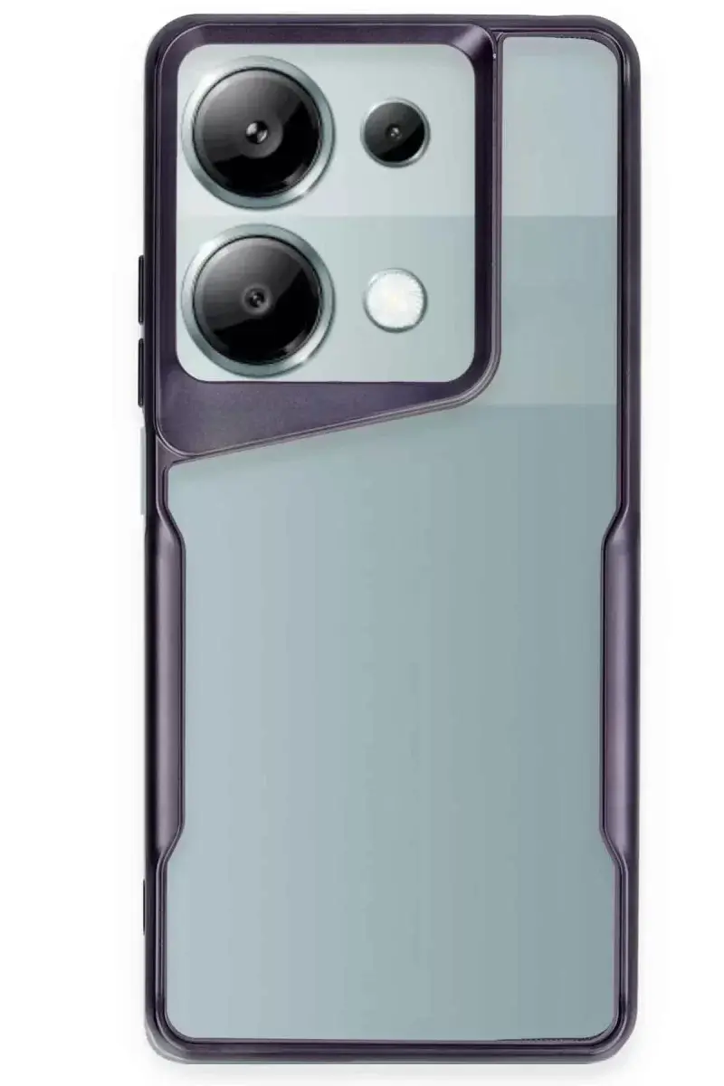 Newface Xiaomi Redmi Note 13 Pro 4g Kılıf Boyi Silikon Kapak - Derin Mor