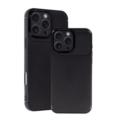 İphone 16 Pro Max Kılıf Auto Focus Karbon Kapak - Siyah