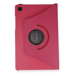 Samsung Galaxy T500 Tab A7 10.4 Kılıf 360 Tablet Deri Kılıf - Pembe
