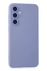 Newface Samsung Galaxy S24 Kılıf Nano İçi Kadife Silikon - Lila