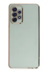 Newface Samsung Galaxy A52 Kılıf Volet Silikon - Açık Yeşil