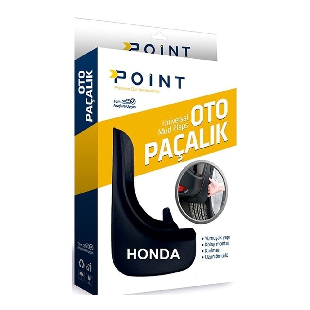 Honda Paçalık Tozluk Çamurluk Universal Siyah 2'li