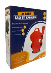 AyBaby Easy Fit 0-12kg Kanguru - Kırmızı