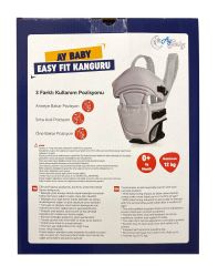 AyBaby Easy Fit 0-12kg Kanguru - Kırmızı