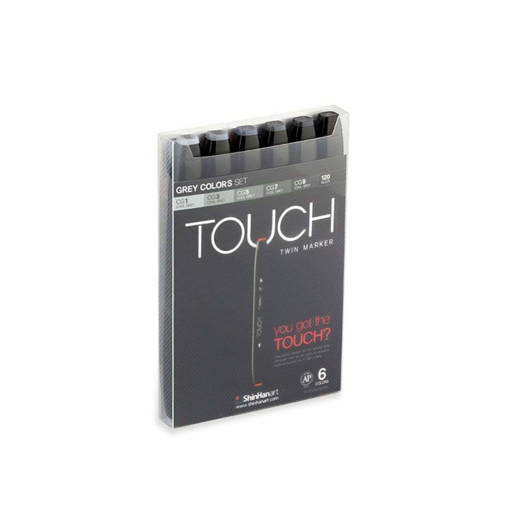 Touch Grey Tones A Çift Uçlu 6'lı Set