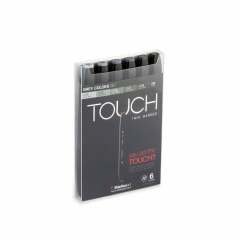 Touch Grey Tones A Çift Uçlu 6'lı Set