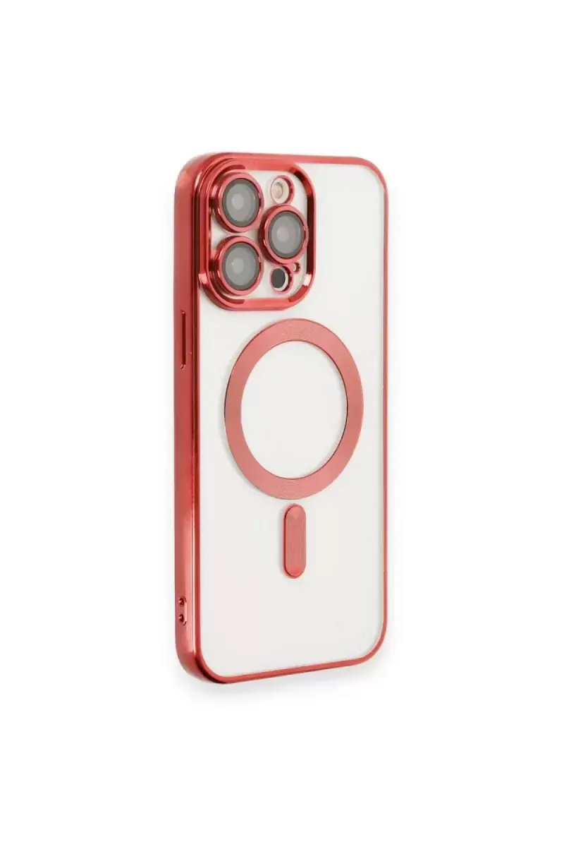 Newface İphone 14 Pro Max Kılıf Kross Magneticsafe Kapak - Kırmızı