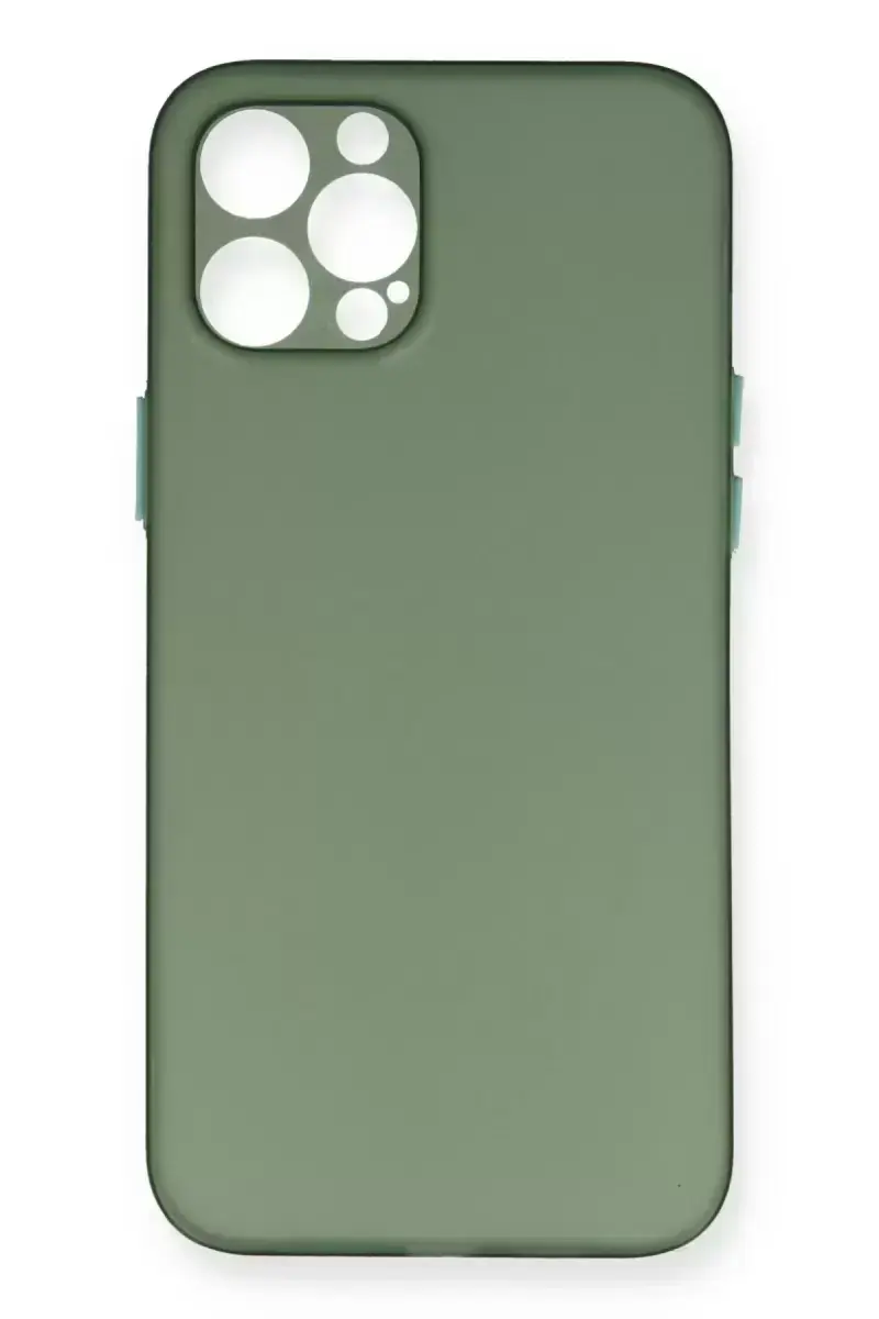 Newface İphone 12 Pro Kılıf Pp Ultra İnce Kapak - Yeşil