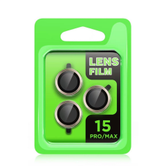 İphone 15 Pro Raze Metal Kamera Lens - Gümüş