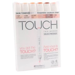 Touch Skin Tones B Çift Uçlu 6'lı Set 1200624