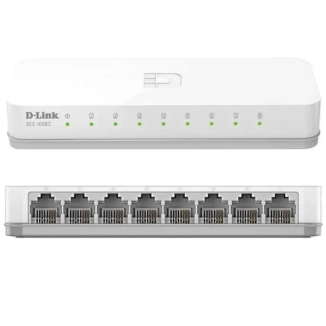 D-link Des-1008c 10/100 Mbps 8 Port Ethernet Switch