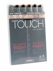 Touch Skin Tones B Çift Uçlu 6'lı Set