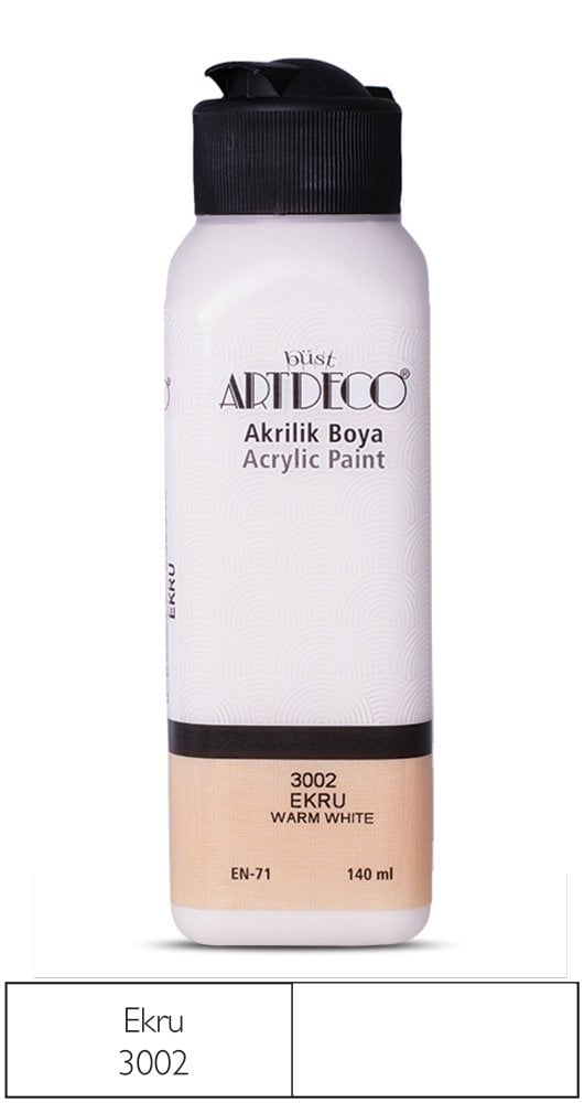 Akrilik Ahşap Boyası 140ml 3002 Ekru