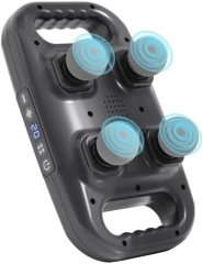 4 Başlıklı Masaj Sı - Ergonomik Derin Doku Sırt Ve Boyun Masaj Aleti Ağrı Ve Sızı Giderici