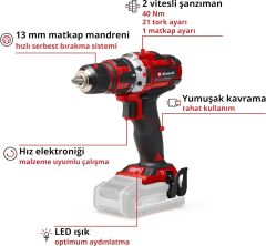Einhell TE CD 18/40 Lİ Solo Vidalama