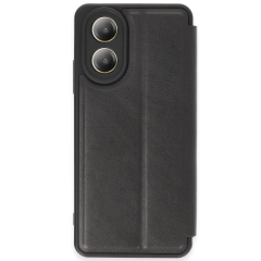 Oppo A38 Kılıf Flip Cover - Siyah