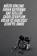 Yeni Nesil Pro Ekranlı Bluetooth Kulaklık 5.0 Bluetooth