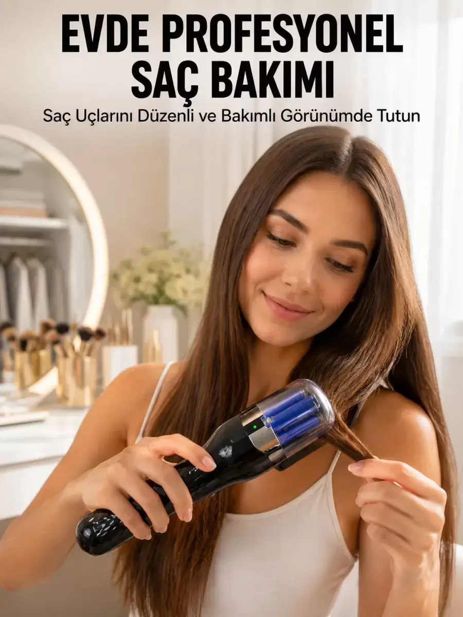 Rh-6668 Taşınabilir Şarjlı Saç Kesme Makinesi Elektrikli Kişisel Bakım Aleti Yeni Nesil