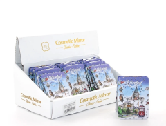 Taşlı İstanbul Tasarımı El Aynası İnce Alk2914