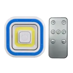 Powermaster Pm-6937 Cob Ledli Pilli Uzaktan Kumandalı Tekli Lamba