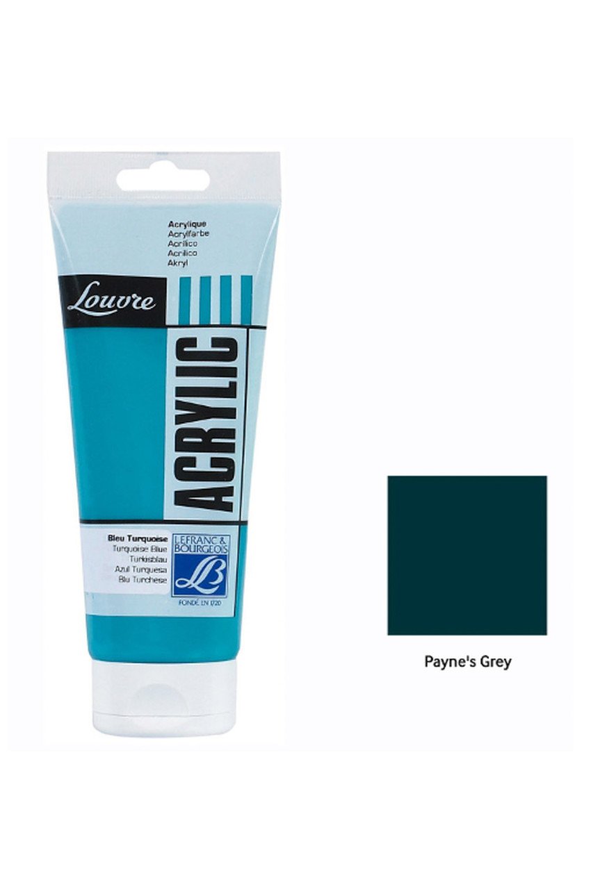 Louvre Akrilik 200 ml - Payne's Grey