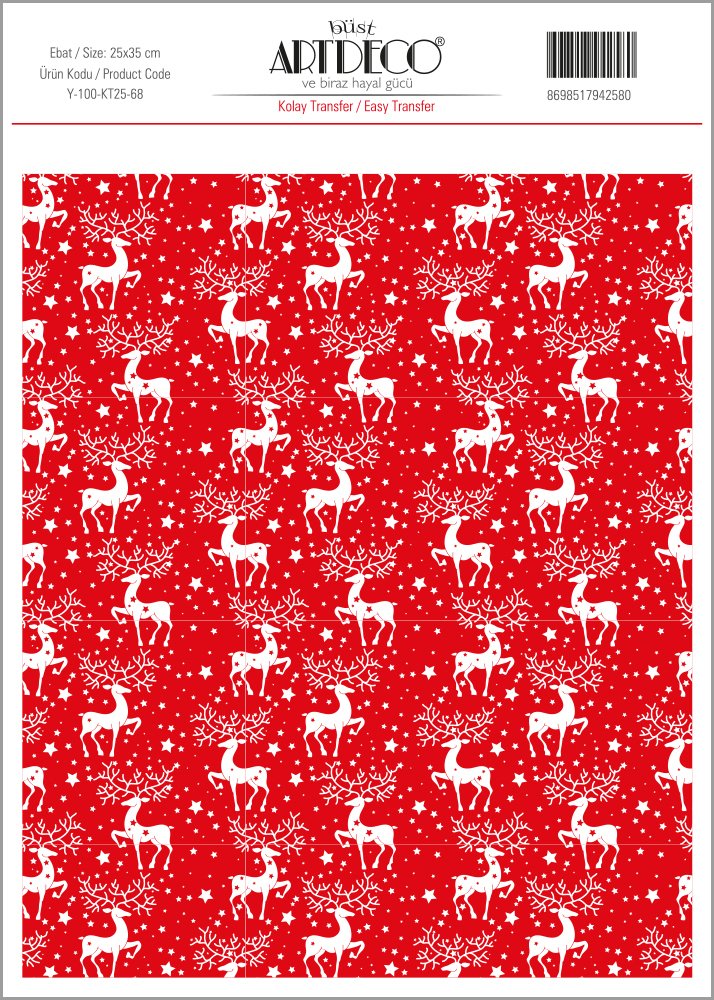 Kolay Transfer 25x35cm Desen No:68
