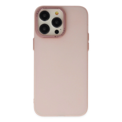 İphone 13 Pro Max Kılıf Modos Metal Kapak - Pembe