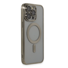 İphone 14 Pro Max Kılıf Kross Magneticsafe Kapak - Titan Gri